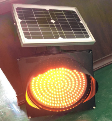 太陽能黃閃信號燈